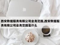 西安数据服务有限公司业务范围,西安数据服务有限公司业务范围是什么