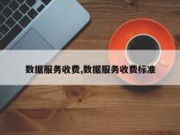 数据服务收费,数据服务收费标准